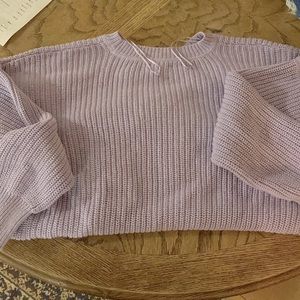 light purple oversized sweater medium (aeropostale)